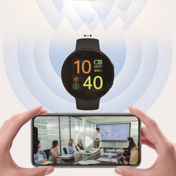 1080P HD Mini HD WiFi Smart Watch Spy Camera with Mobile Connectivity - Image 8