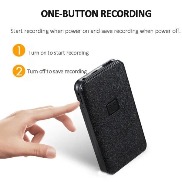 Power Bank Audio Recorder, 12 Days Long Lasting Battery Backup Spy Voice Recorder, Voice Activated Audio Recording with Sensitive Noise Recording Mode, 32gb Inbuilt Memory 5000 mAh Power Bank Spyware Microphone Recorder - Image 9