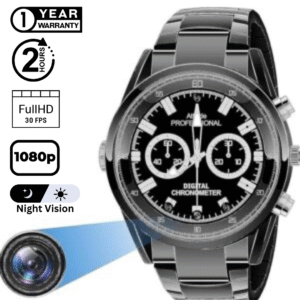 1080p Full HD Wrist Watch Camera Video Audio Recording Automatic Night Vision Mode