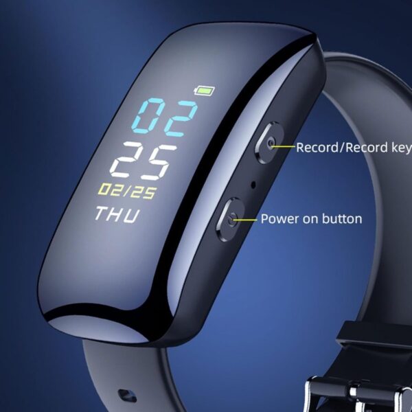 HD Mini Spy Camera Smart Watch Audio Video Recorder, Wristband Sport Watch Hidden Camera Home Security Surveillance Camcorder, Inbuilt 8 GB memory