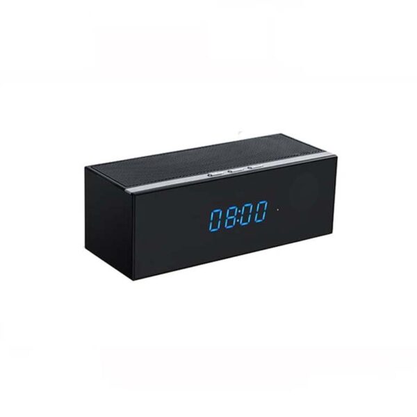 1080P FHD WiFi Spy Camera Bluetooth Speaker Hidden Camera, Digital Clock Night Vision Spy Camera, Spy Camera Audio Video Recording, 18 to 20 Days Loop Recording - Image 2