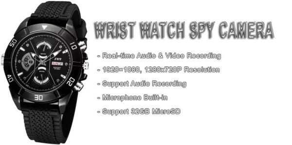 4K Full HD Wrist Watch Spy Camera Video Audio Recording Automatic Night Vision Mode - Image 4