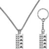 Hidden Keychain Audio Recorder Necklace Spy Voice Recording Device