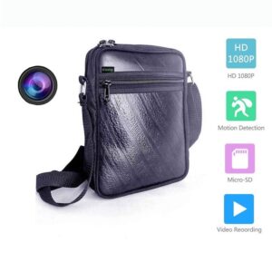 HD 1080P Motion Detection Spy Camera Bag audio video recorder, Live Monitoring, Long Battery Backup Hidden Camera