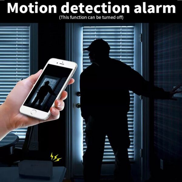 Wireless Table Alarm Clock Spy Camera | Wifi Mini Desk Hidden Camera - Image 6